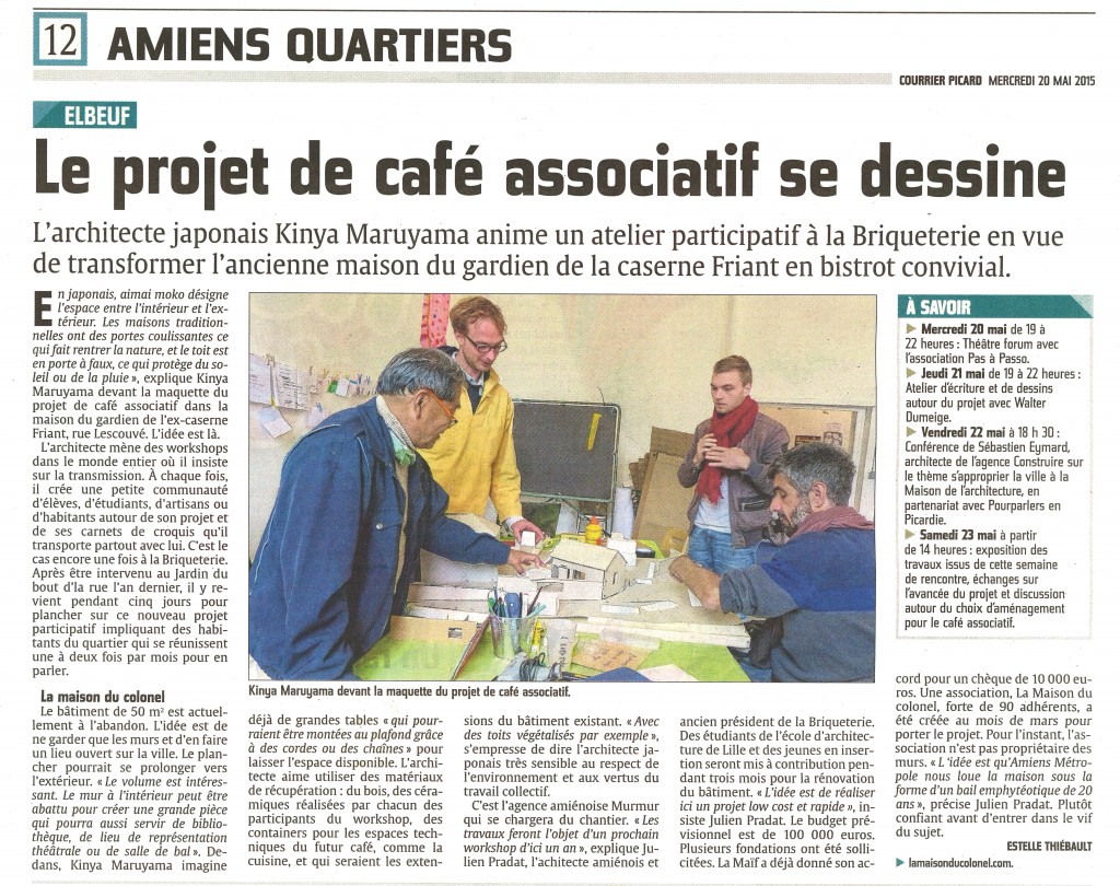 Café Associatif Courrier Picard