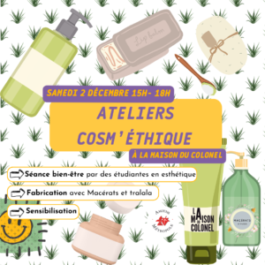 Ateliers Cosm'éthique Insta